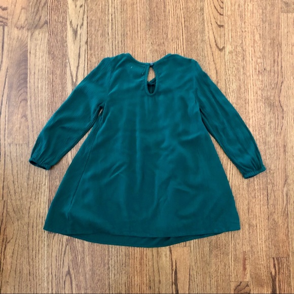 Old Navy Long Sleeve Green Dress, Size 3T - Picture 7 of 8